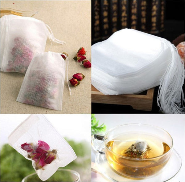 Empty Tea Bags With String Heal Seal Filter Paper